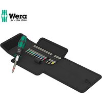 WERA 05051060001 Kraftform Kompakt Ratchet Screwdriver & Bit Set 14 Piece 838 RA S