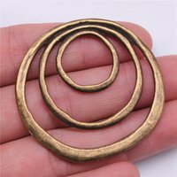 Geometric Hollow Connector Accessories Parts Male Jewelry Bulk Personalized Materials