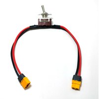 1PCS Large Current High Load Switch W XT60 XT90 T Plug Power On-off Toggle Switches for RC Airplane ESC Motor Connecting Adapter