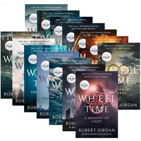 single book Genuine English Original Fantasy Novel The Wheel of Time 1-14 Volumes Film and Television Cover Version