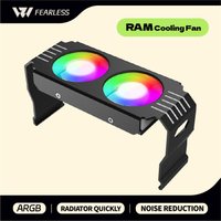 Devil's Eye ARGB Memory Cooler For DDR4/DDR5 D50 Memory Heat Sink 1000-4500RPM RAM Heatsink Cooler PC Memory Cooling Radiator