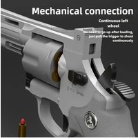 Magnum ZP5 357 Automatic Continuous Soft Dart Laser Tag Toy with Multiple Safe Darts Outdoor Section Play Set for Adults