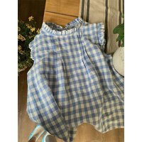 MEXZT Kawaii Plaid Shirts Women Japanese Preppy Cute Ruffles Patchwork Blouses Summer Korean Fashion Flying Sleeve Casual Tops