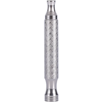 CNC 316L Stainless Steel Safety Razor Handle Without Head Double Edge Men Wet Shaving Manual Shaver Handle