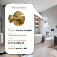 Reusable Restaurants Doorplates Suction Cup No-Drill Hooks, Stainless Steel Waterproof Hooks Mounting On Glass, Tile, Mirrors