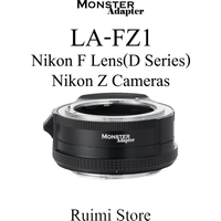 Monster LA-FZ1 AutoFocus Adapter for Nikon F Lens to Nikon Z Cameras Adapter V1.0 Firmware Only Supports D-Series Lens