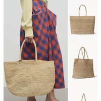 Cute Green Rattan Tote Bag – Handwoven Natural Straw Beach Shoulder Purse, Large Luxury Raffia Bag for Women Summer Travel 2026