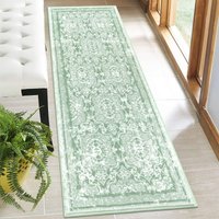 VIKAMA Vintage Corridor Runner Rug Kitchen & Laundry Room Long Runner Non-Slip Entrance Mat Bedroom Floor Mat Home Decor