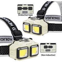 Powerful LED HeadlampTorch USB Rechargeable Flashlight Headlight Waterproof Head Light Camping Fishing Mining Light Lamp Torch