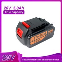 New lithium battery For Black & Decker 18V/20V 5000mAh/5Ah Electrical tool li-ion battery ,For LBX20 LBXR20 LB20 LBXR2020