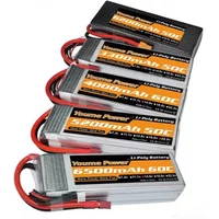 Youme 2S 3S 4S 5S 6S Lipo Battery 7.4V 11.1V 14.8V 18.5V 22.2V 5200mah T XT60 EC5 XT90 TRX Hard Case RC Parts Lithium Battery