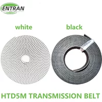 Polyurethane PU HTD 5M 15 Tooth HTD5M 25 Timing Belt Replacement Open Ended Transmission Conveyor Machine Belts Drive Belt