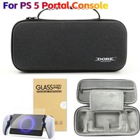 for PS5 Portal EVA Carrying Case Bag For PS5 Control Hard Storage Box Shockproof Hard Carry Bag Anti-Scratch with Mesh Pocket