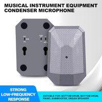 Bass drum instrument microphone stage performance pickup cable capacitor interface microphone