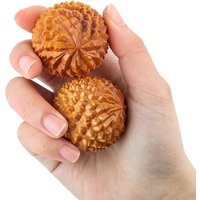 1Pair Wooden Hand Massage Ball Therapy Acupressure Quiet Fidget Toys for Adults Help Relieve Stress Anxiety Tension Best Gifts