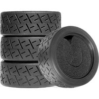 1/10 Soft Rubber Racing Tires - High-Grip for XV02, HSP 94123/94122, Tamiya TT01/FW06 - Indoor & Paved Road Off-Road Use