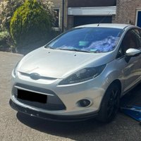 Gloss Black Maxton Style Front Bumper Splitter Lip Chin Spoiler Lower Lip Body Kit Trim For Ford Fiesta MK7 Standard 2008-2012