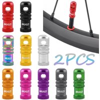 2PCS Bicyle Presta Valve Cap with Valve Core Removal Function Aluminum Alloy Bike Tubeless Tire Valve Stem Cap MTB Accessories