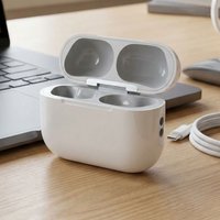 Charger Case Fit for Air Pods Pro 3 No Earbuds Charger Case Replacement Type-C Charge Port with BT Pairing Sync Button