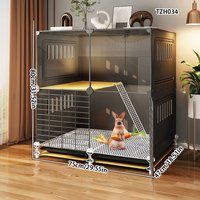 Rabbit Cage for Home Use, Indoor Sleeping Den, Special Anti-Urine Spray Villa for Rabbits, Large and Extra-Large Sizes for Dutch Pigs