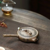 Yixing Handmade Purple Clay Teapot, Dragon Bone,raw Ore, Gold Sand,tea Pot, Kung Fu Tea Set 220ml