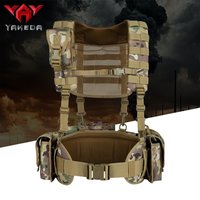 YAKEDA Outdoor Training Camouflage Vest Chest Strap Multi functional Accessories Equipment Vest