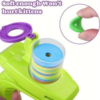 Adults Creative Toy Guns Reusable Foam Frisbee Launcher Carrot Toy Gun for Adults Stress Relief Toys Decompression Gifts