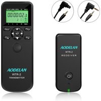 AODELAN Wireless Camera Timer Remote Control Shutter Release for Canon EOS R10, R5C, M6, M5, 80D, G5X, G1X, 6DII, 7DII, 50D, 40D