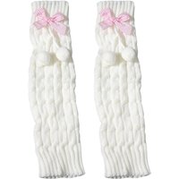 Women Knit Winter Leg Warmers Lolita Japanese JK Loose Style Lady Boots Knee High Boot Stockings Leggings Warm Legs