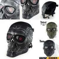 New Halloween Cosplay Tactical Protective Mask Terminator Full Face Paintball Face Shield