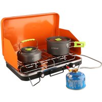 StarCamp Outdoor Portable Fold Camping Cooking Stove Two Burner Gas Stove Gas Burner