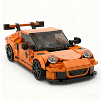 362PCS MOC City Champions Super Car Sports 911 991 GT3 Rs Model Technology DIY Assembly Building Blocks Display Birthday Gift