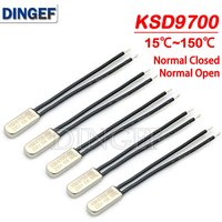 1PCS KSD9700 5A 10A 250V 15C 55C 60C 75C 80C 85C 90C 95C 100C 155C NO NC Thermostat Thermal Protector fuses Temperature Switch