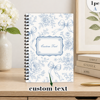 1pc/2pcs,Multi-color custom notebook, DIY text, 50 sheets, suitable for travel and journaling, notebook/diary/spiral notebook.