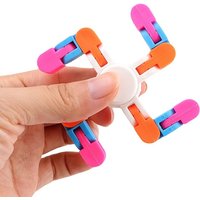 1pcs Variety Fingertip Gyro Chain Gyro Games Four-link Bicycle Chain Top Decompression Toy Fidget Spinner Desk Toy