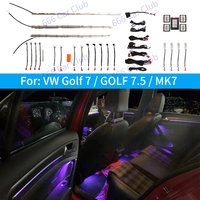 10/30 Colors Ambient Light For Volkswagen Golf 7 GOLF 7.5 MK7 2014-2021Car Instrument Panel Door Decorative Atmosphere Lamp Part