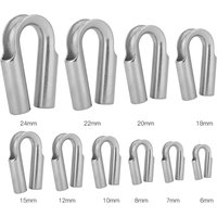 304 Stainless Steel Tube Thimble For Winch Rope Boating Accessories Stainless Steel Tube Thimble