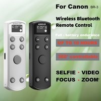 BR-3C Wireless Rechargeable Remote Control Shutter Release for Canon R R1 R50 R8 R6II 6DII 90D 77D 800D 200DII M200 M50II G7XIII