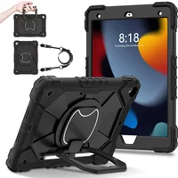 Heavy Duty Shock Resistance Case For iPad Air 6 5 4 10.9 2022 Pro 11 2024 10.2 7th 8th 9th 10th Generation Rotating Stand Cover