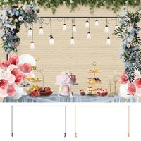 Balloon Arch Stand Adjustable Table Arch with Clamps Dining Background Rack for Daily Swing Event Catering Wedding Picnic