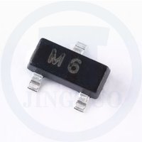 100pcs S9015 M6 0.1A 45V SOT-23 PNP SMD Chip Transistor