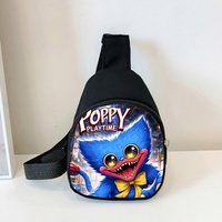Game Poppys Playtime Chest Pack Boys Girls Cartoon Huggy Wuggy Crossbody Bag Student Outdoor Sports Travel Shoulder Bags Gift