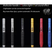 YQ RGB Lightsaber 100cm 11 Colors Metal Color Sound-Emitting Laser Sword Cosplay Toys For Boys Tool High-Quality Pixel Saber