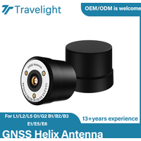 Full band gps helical active rtk gnss antenna L1 L2 L5 L6 G1 G2 B1-B3 E1 E5 E6 L-band IP67 28dB Gain gps helix antenna