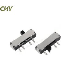10Pcs MINI Miniature SMD SMT Side Slide Switch 2P3T 8 Pin 3 Position Toggle Switches Handle high 2mm