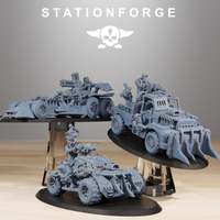 Orkaz Speedsters-ABS resin material-Tabletop Wargame Accessories-Collectibles and Ornaments