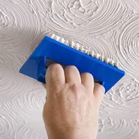 Stipple Brush Texture Brush, Rubber Stippling Hand Tool for Ceiling Wall Paint, DIY Artex Painting Brush