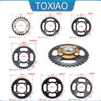 AliExpress TOXIAO 420 28T 29T 32T 34T 36T 38T 41T Modified electric tricycle tooth disc can be installed flywheel chain transmission accessories