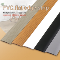 One line self-adhesive floor edge strip, PVC carpet and threshold stitching, used for living room decoration, matte surface
