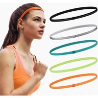 Solid Thicken Non-Slip Elastic Sports Outdoor Headbands Hair Headbands for Men Exercise Hair Bands Sweatbands for Women